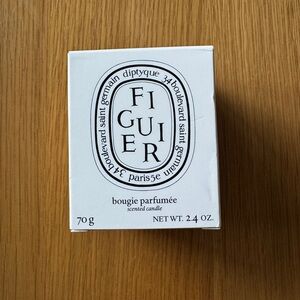 Diptyque Figuier Candle in White and Black
